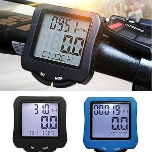 lcd backlight waterproof sunding bicycle computer multifunction cycling computer english bike speedometer odometer