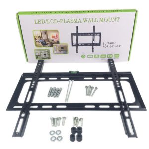 led / lcd plasma tv wall mount flat panel fixed screen tv bracket hanging rack holder suitable for 26" - 63" tv hanger