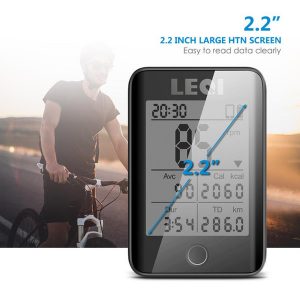 leqi bike computer wireless ipx7 waterproof bicycle digital satch cycling speedometer ant large screen capacete ciclismo