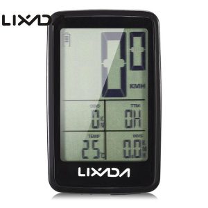 lixada bicycle computer usb rechargeable wireless cycling computer speedometer odometer mtb bike