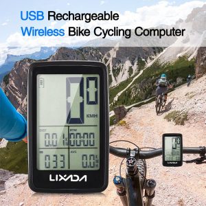 lixada usb bicycle computer wireless bike cycling computer rainproof speedometer odometer cycling satch