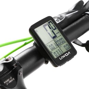 lixada usb rechargeable wireless bike cycling computer bicycle speedometer odometer 11 fuction bike computer