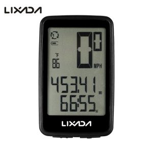 lixada usb rechargeable wireless bike cycling computer with bicycle speedometer odometer