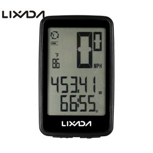 lixada wireless bicycle computer multifunctional rainproof cycling computer with backlight lcd bike speedometer odometer