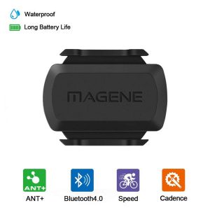 magene gemini 210 speed sensor cadence ant+ bluetooth for strava garmin bryton bike bicycle computer power meter