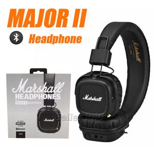 marshall major ii 2.0 bluetooth wireless headphones dj headphone deep bass noise isolating headset earphone for iphone samsung smart phone