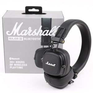 marshall major iii 3.0 2.0 bluetooth wireless headphones deep bass noise isolating headset wireless major 3 hi-fi