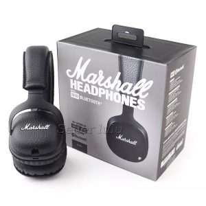 marshall mid bluetooth headphones with mic deep bass dj hi-fi headset professional marshall wireless headphones with retail package