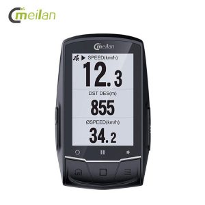 meilan m1 m2 gps navigation bike computer peedometer candence heart rate 2.6" ble4.0 cycle computer