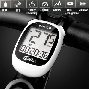 meilan mini gps bike computer ipx6 waterproof wireless cycling computer navigation bicycle speedometer odometer with lcd display