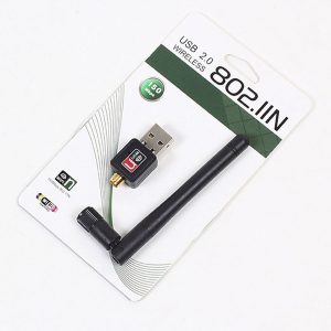 mini 150mbps usb wifi wireless adapters network networking card lan adapter with 2dbi antenna for computer accessories 100pcs/lot dhl