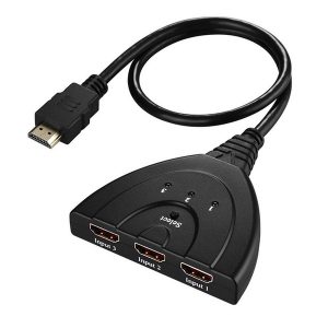 mini 3 port hdmi splitter adapter cable 1.4b 4k*2k 1080p switcher hdmi switch 3 in 1 out port hub for hdtv xbox ps3 ps4