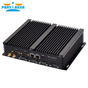 mini computer fanless mini pc windows 10 core i7 5500u 2*rs232 industrial pc rugged pc 4k ultra hd display