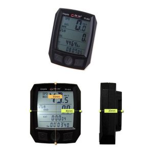 multifunction wireless bike bicycle computer lcd backlight backlit cycling speedometer odometer satch #3