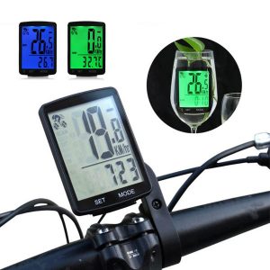 multifunctional lcd screen bicycle computer wireless bike rainproof speedometer odometer cycling 2.8inch waterproof