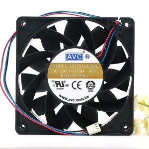 new avc dbtb1238b4u 24v 1.76a 12cm 12038 inverter fan with super large air volume