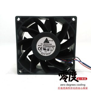 new delta ffb0924hhe 24v 0.27a 92389cm 3-wire converter radiator fan