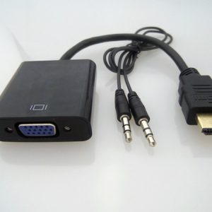 new hdmi to vga data cable with audio cable video converter adapter for xbox 360 ps3 pc360 dhl