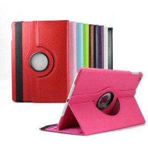 new ipad 2017 2018 pro 9.7 10.5 360 degree rotating leather smart case cover for ipad air2 mini 2/3/4