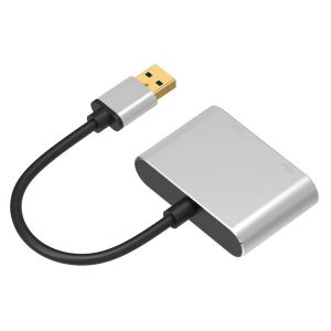 new usb 3.0 to hdmi vga digital video adapter,usb to hdmi vga 1080p av converter support 2k for computer deskprojector