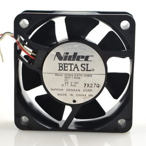 nidec 6cm d06g-24th 04bs 6020 24v 0.11a printer copier fan