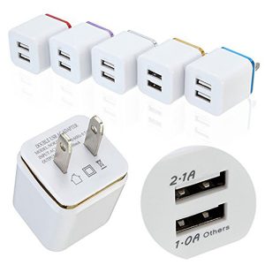 nokoko 5v 2.1+1a double usb ac travel us wall charger plug dual charger for samsung galaxy htc smart phone adapter 200pcs