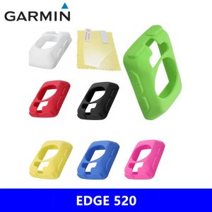 non-original new garmin edge 520 / edge 520 plus gps universal bike riding code table rubber case and screen protector