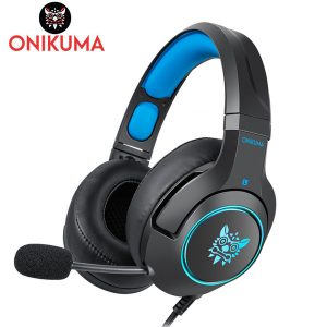 onikuma k9 gaming headset for lap ps4/xbox one controller casque pc stereo earphones headphone with microphone led light