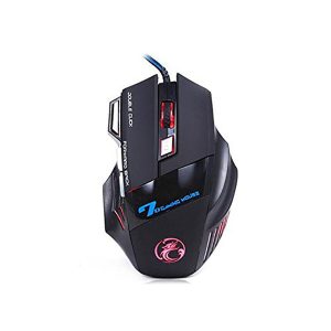 original imice x7 wired gaming mouse 7 buttons 2400dpi led optical wired cable gamer computer mice for pc lap100pcs