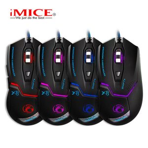 original imice x8 wired gaming professional mouse 3200dpi usb optical mouse 6 buttons computer gamer mouse for pc laptop