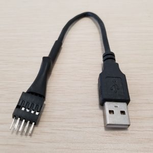 pc computer motherboard internal usb 9pin male to external usb a male data extension cable shielding 20cm