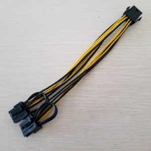 pci-e pci cable data cable graphics card wire 8pin to 6pin for btc miner diy 18awg 20cm (1pcs)