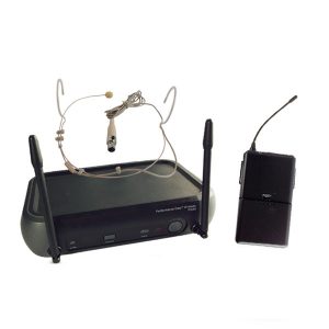 pgx14 wh30 uhf pgx professional karaoke wireless microphone system with condenser skin headset mic