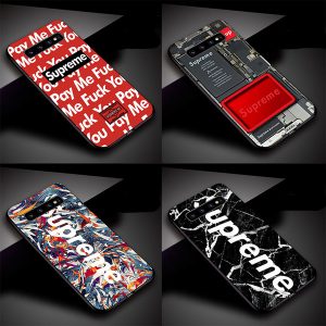 popular brand sup designer phone case for samsung galaxy s7 s8 s9 s10 plus case cover silicone soft phone case