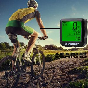 portable multifunction wireless bike cycling bicycle computer odometer speedometer big screen backlight good waterproof