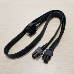 power supply cable dual 6pin & 2pin 18awg for zx1000w zx1250w zx850w zt750w zt650w zt550w 1pcs