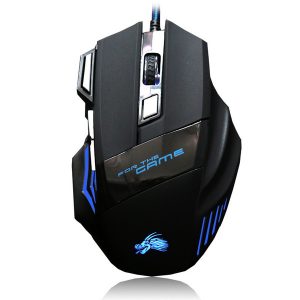 professional 5500 dpi gaming mouse 7 buttons led optical usb wired mice for pro gamer computer x3 mouse