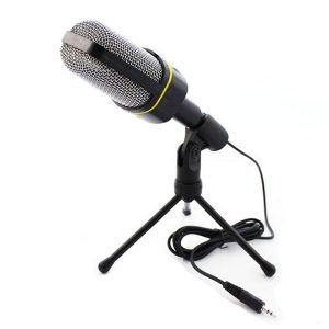 professional condenser home audio studio sound recording microphone 3.5mm jack mic shock mount for skype deskpc notebook computer