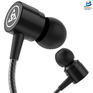 ptm d1 in ear earphones zinc alloy volume control headsets bass sound earbuds sport noise cancelling with mic for headphone wholesale