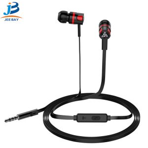 ptm t2 sports headphone in-ear cable control with microphone earplugs ios android universal mobile phone headset