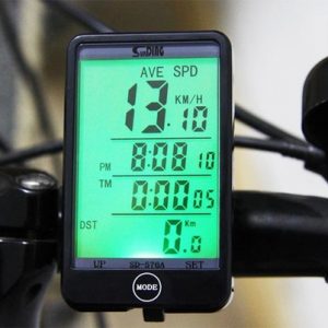 rated sd - 576a waterproof bike computer light mode touch wired bicycle computer cycling speedometer with lcd backlight