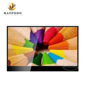 raypodo ultra thin 15.6 inch ips screen 4k portable led computer monitor with type-c port