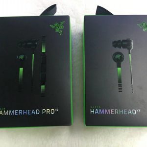 razer hammerhead pro v2 headphone in ear earphone with microphone with retail box in ear gaming headsets