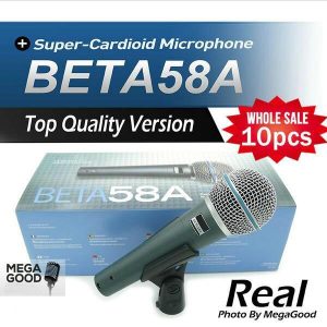 real transformer 10pcs version beta 58 a vocal karaoke handheld dynamic wired microphone beta58 microfone beta 58 a mic