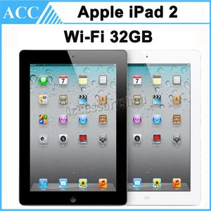 refurbished original apple ipad 2 32gb wifi 9.7 inch ios a5 warranty included black and white dhl