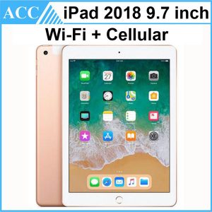 refurbished original apple ipad 2018 9.7 inch 6th gen wifi + cellular a10 fusion chip quad core 2gb ram 32gb 128gb rom tablet pc dhl 1pcs