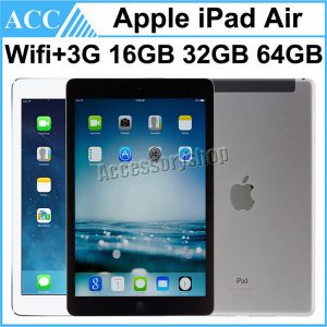 refurbished original apple ipad air ipad 5 wifi + 3g cellular 16gb 32gb 64gb 128gb 9.7 inch retina ios dual core a7 chipset tablet pc 1pcs