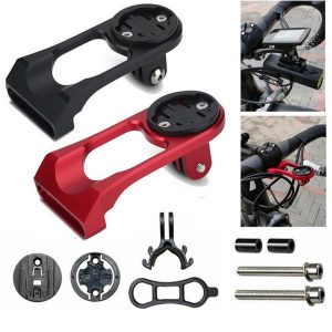 road bicycle computer camera mount holder out front bike stem extension support holder for garmin bryton cateye light