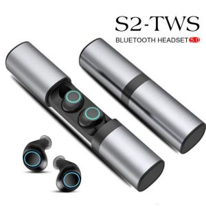 s2 tws magnetic wireless headset waterproof bluetooth headset with charging box for mobile phone x xr xs max 8 7 plus android