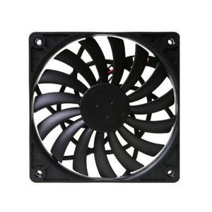 scythe sy1212sl12h-p pwm fan cooler ultra thin temperature controlled water cooled fans 12cm pwm controlled fan